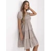 Suknelė Italy Moda Sukienka-MI-SK-A2561.89-ciemny bezowy
