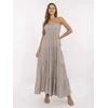 Suknelė Italy Moda Sukienka-MI-SK-A2596.97-ciemny bezowy