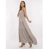 Suknelė Italy Moda Sukienka-MI-SK-A2596.97-ciemny bezowy
