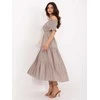Suknelė Italy Moda Sukienka-MI-SK-A2609.96-ciemny bezowy