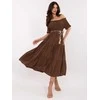Suknelė Italy Moda Sukienka-MI-SK-A2609.96-ruda