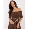 Suknelė Italy Moda Sukienka-MI-SK-A2609.96-ruda