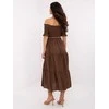 Suknelė Italy Moda Sukienka-MI-SK-A2609.96-ruda
