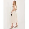 Suknelė Italy Moda Sukienka-MI-SK-A3046.82-smėlio spalva