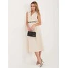 Suknelė Italy Moda Sukienka-MI-SK-A3046.82-smėlio spalva