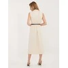 Suknelė Italy Moda Sukienka-MI-SK-A3046.82-smėlio spalva