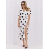 Suknelė Italy Moda Sukienka-MI-SK-A30949.71-baltai-juodas