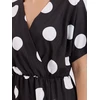 Suknelė Italy Moda Sukienka-MI-SK-A30949.71-juoda-balta