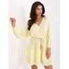 Suknelė Italy Moda Sukienka-MI-SK-A5079.27-jasny geltona
