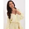 Suknelė Italy Moda Sukienka-MI-SK-A5079.27-jasny geltona