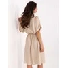 Suknelė Italy Moda Sukienka-MI-SK-A63751.67-smėlio spalva