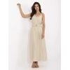 Suknelė Italy Moda Sukienka-MI-SK-A6401.00-smėlio spalva