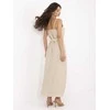 Suknelė Italy Moda Sukienka-MI-SK-A6401.00-smėlio spalva