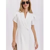 Suknelė Italy Moda Sukienka-MI-SK-C892.07-ecru