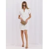 Suknelė Italy Moda Sukienka-MI-SK-C892.07-ecru