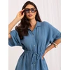 Suknelė Italy Moda Sukienka-MO-SK-2706.13-ciemny mėlyna