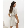 Suknelė Italy Moda Sukienka-MO-SK-2706.13-smėlio spalva