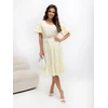 Suknelė Italy Moda Sukienka-MO-SK-8849.14-jasny geltona