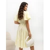 Suknelė Italy Moda Sukienka-MO-SK-8849.14-jasny geltona