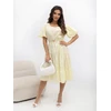 Suknelė Italy Moda Sukienka-MO-SK-8849.14-jasny geltona