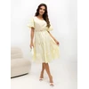 Suknelė Italy Moda Sukienka-MO-SK-8849.14-jasny geltona
