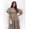 Suknelė Italy Moda Sukienka-MO-SK-8849.14-ruda