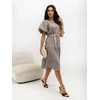 Suknelė Italy Moda Sukienka-MO-SK-8849.14-ruda