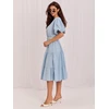 Suknelė Italy Moda Sukienka-MO-SK-8849.14-šviesiai mėlyna