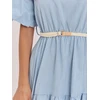 Suknelė Italy Moda Sukienka-MO-SK-8849.14-šviesiai mėlyna
