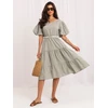 Suknelė Italy Moda Sukienka-MO-SK-8849.78-khaki