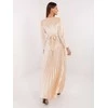 Suknelė Moda Sukienka-IT-SK-16919.04P-jasny smėlio spalva