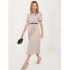 Suknelė Moda Sukienka-MI-SK-A2328.91-ciemny bezowy