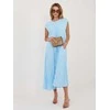 Suknelė Rue Paris Sukienka-IT-SK-19552.72-šviesiai mėlyna
