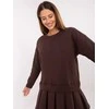 Suknelė Rue Paris Sukienka-MI-SK-3249.98-ciemny ruda