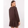 Suknelė Rue Paris Sukienka-MI-SK-3249.98-ciemny ruda