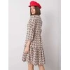 Suknelė Rue Paris Sukienka-WN-SK-R821-1.65-jasny smėlio spalva