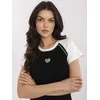 Vinceotto Marškinėliai moterims NM-TS-V7940.17-juoda-balta