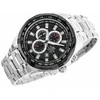 CASIO EDIFICE vyriškas laikrodis EFR-539D-1A - 10ATM (zd114a) + dėžutė