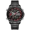 VYRIŠKAS LAIKRODIS NAVIFORCE - NF9146S (zn089b) - juodas/red + dėžutė