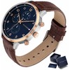 Vyriškas laikrodis TOMMY HILFIGER LEONARD 1791987 (zf089b) + BOX