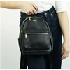 Women’s Leather Backpack Solier FV13 Tiva – Juodas