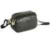 Women’s Leather Crossbody Bag Solier FL59 Amoria – Juodas