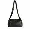 Women’s Leather Crossbody Bag with Adjustable Strap Solier FL48 Leona – Juodas