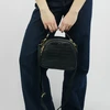 Women’s Leather Crossbody Satchel Bag Solier FL58 Fira – Juodas