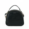 Women’s Leather Crossbody Satchel Bag Solier FL58 Fira – Juodas
