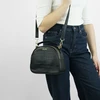 Women’s Leather Crossbody Satchel Bag Solier FL58 Fira – Juodas