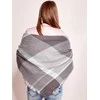 Wool Fashion Italia Bandana-AT-CH-171201.11-tamsiai pilka