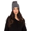 Wool Fashion Italia Czapka-AT-CZ-171701.37-ciemny pilka
