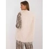 Wool Fashion Italia Liemenė-AT-KZ-2349-1.31P-šviesiai smėlio spalvos