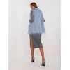 Wool Fashion Italia Liemenė-AT-KZ-2349-1.31P-pilka-mėlyna